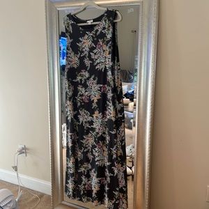 J Jill maxi-dress floral worn once